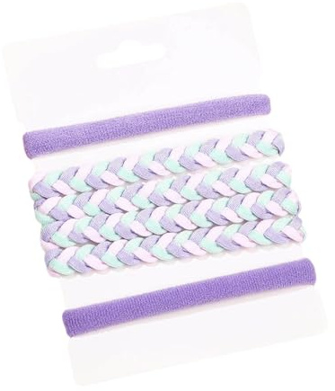 Weiche Haargummis, gewebt, bunt, elastisch, dick, Hochsteckfrisur, Damen-Haarschmuck