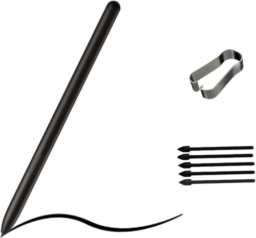 Tab S9‑Serie Ersatz‑Stift für Samsung Galaxy Tab S Pen (EJ‑PX710) | Ersatz‑Eingabestift mit 4096 Druckstufen, ohne Bluetooth, Austausch bei Defekt oder Verlust (Grau)