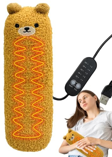 Wärmekissen, niedlich, Heizkissen aus Plüsch – vielseitiges Heizkissen für Katzen, Heizkissen zum Anschließen, USB-Heizkissen für Tiere, mit Timer, für Haus,