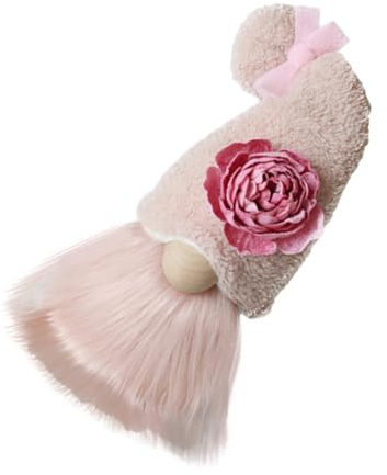TOGEVAL Faceless Gnome Doll Decoration Pink Festive Home Decor Ornament for Desktop Party Accessory Craftsmanship