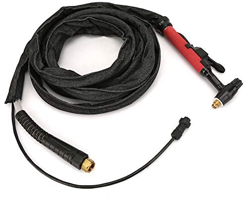 Yctze Torcia per Saldatura Tig Saldatore Raffreddato Ad Aria per QQ150 - Set 3,7 M/12 Piedi con Coppa di Protezione Ed Elettrodo
