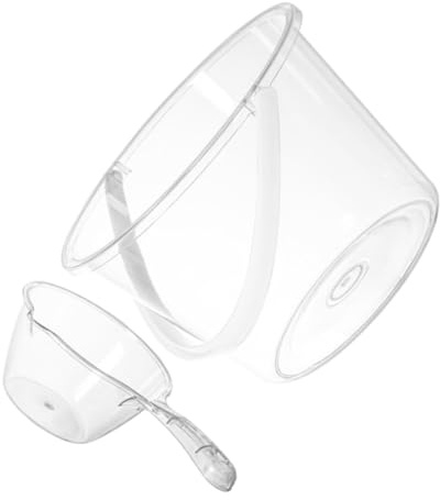 Abaodam Seau Plastique avec Poignée et Cuillère Capacité Importante Seau Multifonction pour Jardinage Lavage et Stockage Eau pour Maison et Dortoir