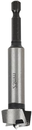 Professional Drill Bit, Multi-Tooth Drill Bit for Woodworking High-Carbon Steel Flat-Blade Hexagonal Shank Boring Hole Saw for Solid Wood Cork Splint (23mm)