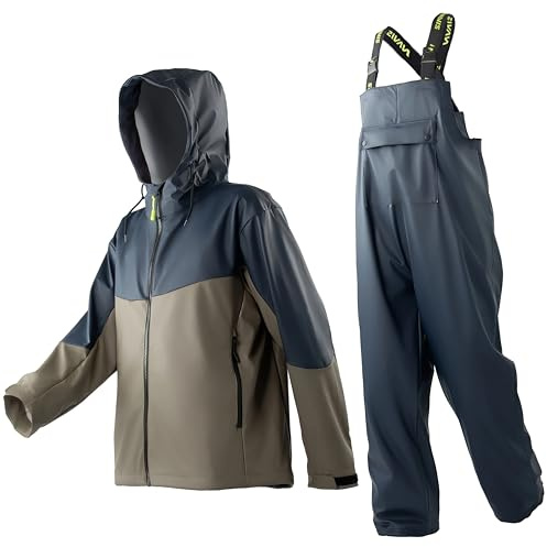 Angelanzug Herren Regenanzug Ultraleicht 800g aus ECO PU(DBKH,XL)