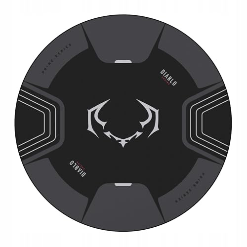 Diablo Alfombrilla Silla Gaming 100 cm Redonda Antideslizante protección Suelo para Silla Oficina Superficie Lisa Ruedas parquet Laminado Accesorios Oficina