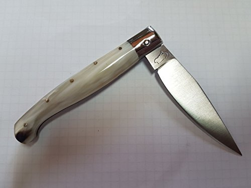 COLTELLO PATTADA SARDO MANICO CORNO BOVINO LAMA CM 8. (7B)