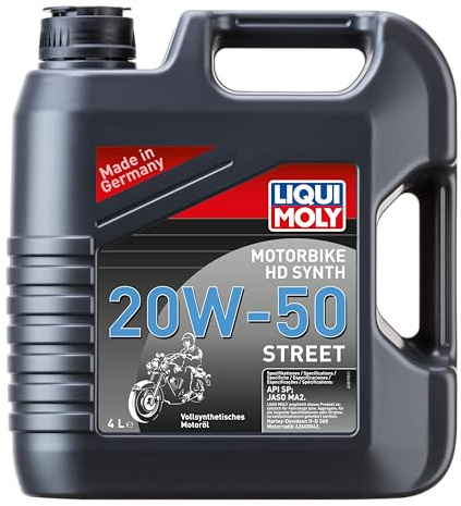 LIQUI MOLY Motorbike 4T 5W-40 HC Street | 4 L | Tecnología de síntesis de motocicletas Aceite del motor | 20751