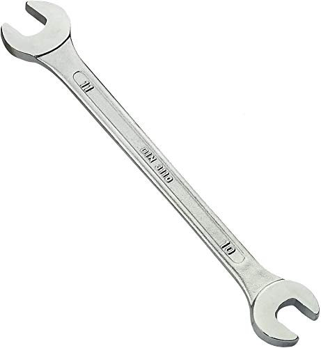 AERZETIX - Llave Plana Doble 10x11mm - Llave de boca abierta - Llave clásica manual en acero CR-V para/Apriete/Ensamble/ - Mango recto - Color plata - C45557