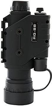 Caméra de vision nocturne RG88 haute définition à grossissement élevé avec carte, appareil monoculaire infrarouge à faible luminosité pour l'observation scientifique, la chasse nocturne, etc.