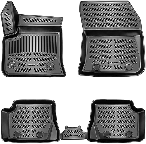 ELMASLINE 3D Gummimatten für Jeep Avenger 2023-2025 | Elektro | Fußmatten Set mit hohen Rand - Zubehör