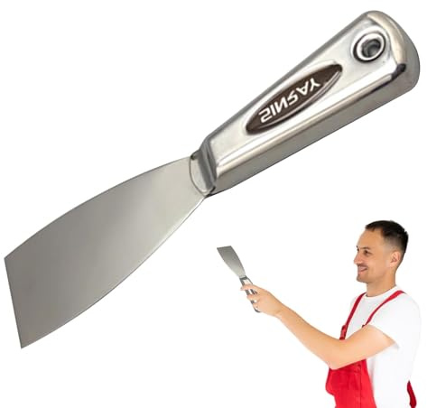 Spackle Tool | Raschietto per cartongesso in acciaio inox, multiuso per cartongesso, spatola per vernice, raschietto per carta da parati, cazzuola cemento | cartongesso, spatola per vernice, raschietto per carta da parati, cazzuola cemento