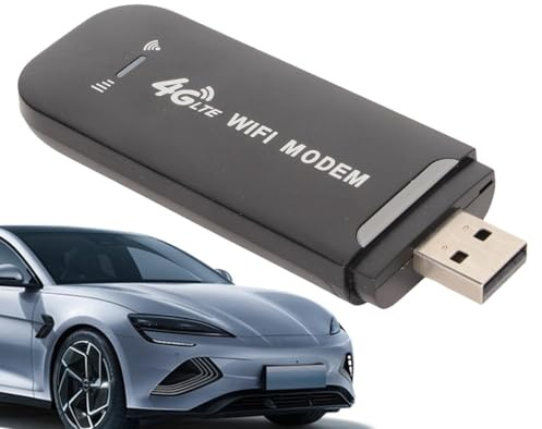 Memoria USB 4G - WiFi USB 4G | Módem USB 4G Módem USB 4G LTE Dispositivo | Hotspot Personal Adaptador WiFi USB para ordenadores portátiles Módem Hotspot Mobile Módem USB Versátil Adaptador WiFi Móvil