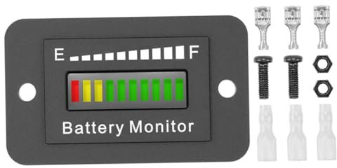 OSALADI Golf Cart Battery Meter and Display Gauge Device for 12v-72v Batteries for Electric Vehicles and Golf Cars for Accurate Power Monitoring