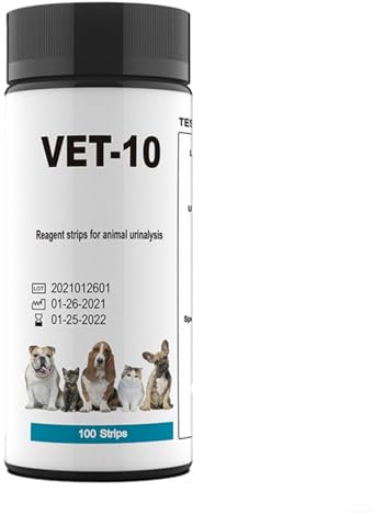 HOHOVYVY Urinteststreifen，Teststreifen，100 stücke pet urin teststreifen urin analyse parameter test erkennung UTI pH