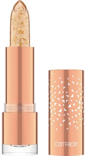 Catrice Glam in Gold Glow läppbalsam lipbalm Nr. 010 återfuktande (3.5g) | Återfuktande, Vårdande, Färganpassande, Glittrande finish, Transparent finish, Läppbalsam