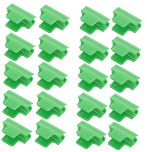 Garneck 50 Stück Pflanzenclips Für Folientunnel – Stabile Klemmen Zur Befestigung Von Gewächshausfolie - Ideal Für Hochbeete Und Rankpflanzen Wie Tomaten Und Gurken - 11 Mm Größe