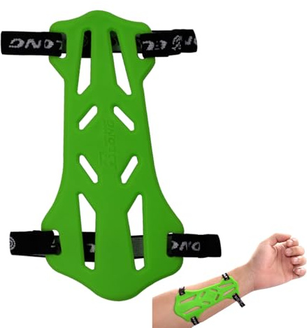 Archery Arm Guards Kids Adult Armguard Forearm Guard Archery Arm Protector with Straps Adjustable Buckles Rubber