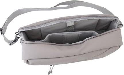 Oreilet Spielkonsole -Aufbewahrungstasche, PU -Gaming -Tragetasche mit Doppelten Reißverschlüssen Mesh -Tasche für Dampfdeck, Andere Handheld -Konsolen, Gaming -Zubehör (Silver)