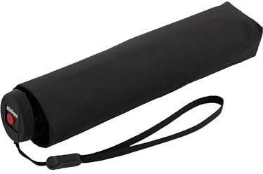 Knirps Regenschirm U.010 Ultra Carbon Light mit Schirmtasche I kleiner Taschenschirm I Regenschirm leicht & kompakt I Taschenregenschirm stabil & sturmfest