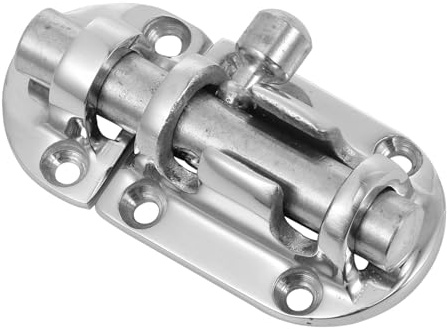 Homoyoyo Chiavistello in Acciaio Inox Serratura Scorrevole per Porte e Finestre di Laterale per Barca Adatta per Armadi Box e Ambienti Esterni