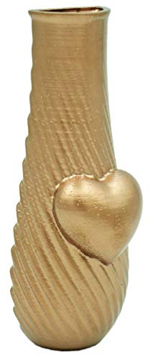 Vase de Columbarium Spiral Coeur Cuivre (polymère)