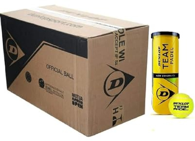 DUNLOP Pelotas Pádel TEAM PADEL Caja 72 (24X3)