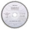 METABO 628443000 - Hoja de sierra MKS Aluminium Cut Prof para aluminio 216x30 mmDientes Z58 FZ/TZ 5º negativo