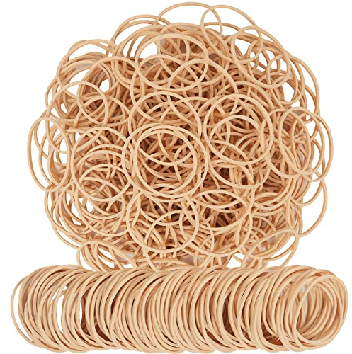 AIWOQI Rubber Bands Size16 Elastic Rubber Band #16 Light brown 600Pcs rubber bands office supplies File Folders Litter Box