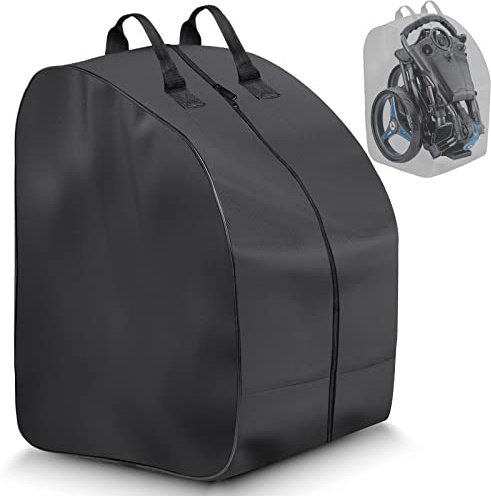 MRWiZMS Golftrolley, Würfeltasche, würfelförmige Reißverschluss-Griffe, Schutzhülle, Reiseabdeckung