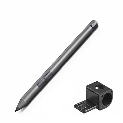 Eingabestift für Lenovo IdeaPad Flex 5 14 Stift, Ideapad Flex 5i Pen Flex 6 14 Flex 14 Flex 15 Digitaler Stift 4096 Stufen der Druckempfindlichkeit (Stif mit Halter)