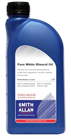 Pure White Mineral Oil Pharmaceutical Grade Carrier Oil Food Safe Chopping Board (1 Litre)