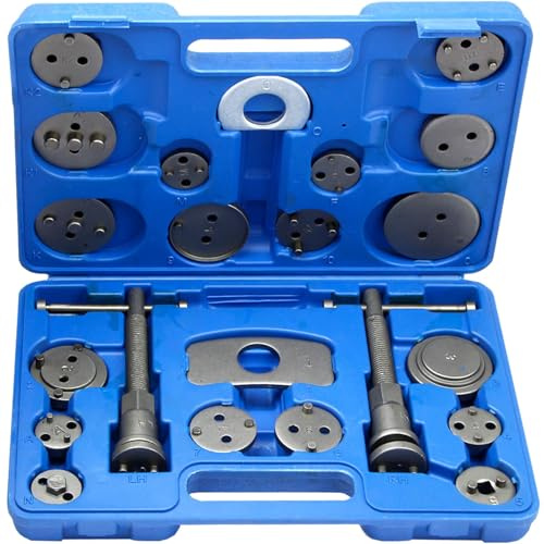 BandelOne enthält Universal Bremskolbenrücksteller 22-TLG. Werkzeug Bremssattel Kolben Rücksteller