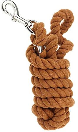 harayaa Baumwoll Führstrick mit Karabiner, 8 Farben Verfügbar