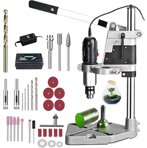 Elektrischer Glasflaschenschneider, komplettes Set Glasflaschenschneider, 36-teiliges multifunktionales Rotationswerkzeug-Set, effizienter Flaschenschneider und Glasschneider for Bohren, Schleifen