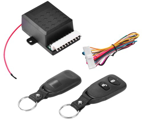 Hogvinnatil - Kit de Bloqueo centralizado para Coche, Cerradura de Puerta de Entrada sin Llave, de Bloqueo centralizado sin Llave de 12 V, de Entrada de Bloqueo Remoto automático
