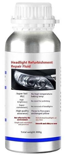 ZQDM Rénovation Phare Auto,Renovateur Phare Voiture,Kit Renovation Phare Voiture, Kit De Restauration De Phares pour Auto et Moto, Renovation Phare Voiture [Classe énergétique A],1PC