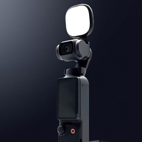 Lumière Vidéo LED pour 3 2 1, 3 Température de Couleur 3 Light Portable Fill Light Vlog Selfie Light avec Support, Poche 3 Fixation de Lumière avec Filtre