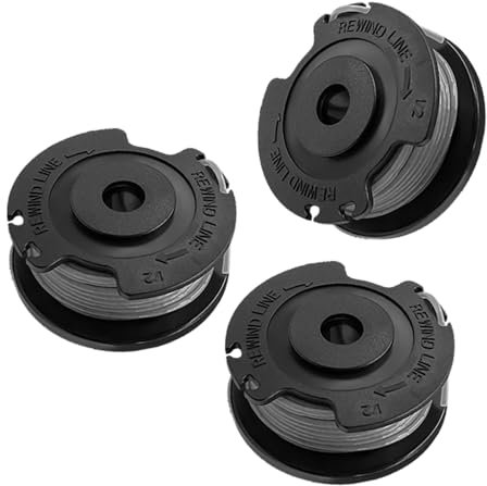 3 Bobine di Filo per Decespugliatore Bosch, Ø1,6 mm x 4,9 m,Bobine Rocchetto Filo Tagliabordi,Compatibile con Bosch EasyGrassCut 23,26,18,18-230 modelli 23/26 SL