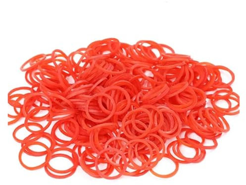 MAYyhem 100 Pieces Red Small Rubber Bands 16x1.4mm Office Office Supplies