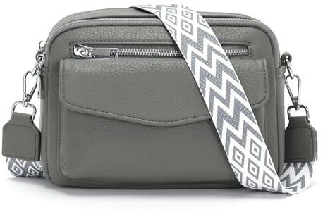 YISUOHOOM 6 Farben Umhängetasche Damen Klein 2025 Crossbody Bag Kleine Handtasche Veganes Leder Tasche Damen Geschenke für Frauen
