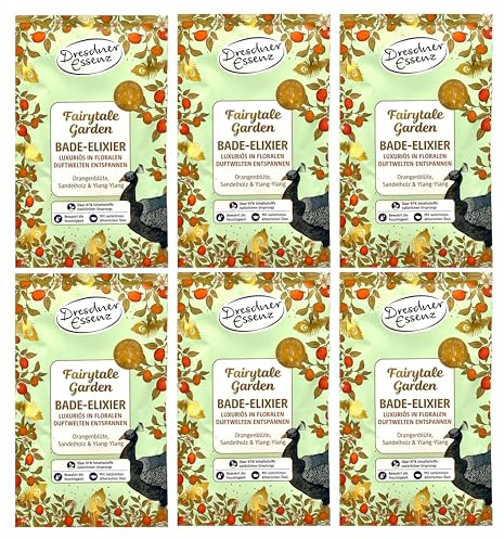 6er Pack Dresdner Essenz Bade-Elixier Fairytale Garden 6 x 60g