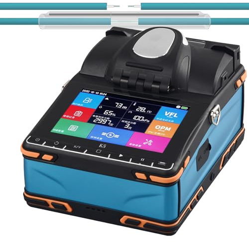 ZXCVBNMQ Saldatrice Automatica per Fibra Ottica con Kit di tagliabordo per Fibra, saldatrice per Fibra Ottica Impermeabile per la Costruzione