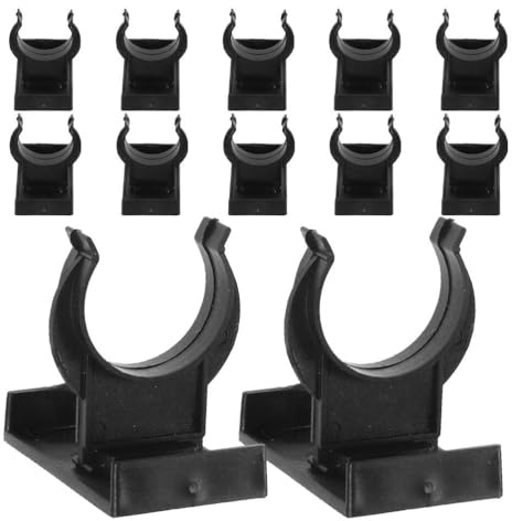 DIYEAH Cabinet Foot Buckle 15 Sets - Kitchen Kickboard Clips for Easy Installation Adjustable Plinth Clamps Nonslip Panel Trims Black Plastic Toe Kick Connectors