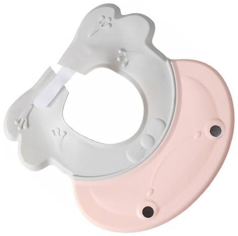 TOGEVAL Shampoo Cap for Boys and Girls Bathing Headwear Adjustable Fit Protects Ears During Shower for Boy Girl Hygiene