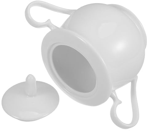 jojofuny Zuccheriera in Ceramica Coperchio 370 Ml, Piccolo Barattolo per Zucchero di Canna e Condimenti, Contenitore Ermetico Versatile per Cucina, Bar e Ristoranti