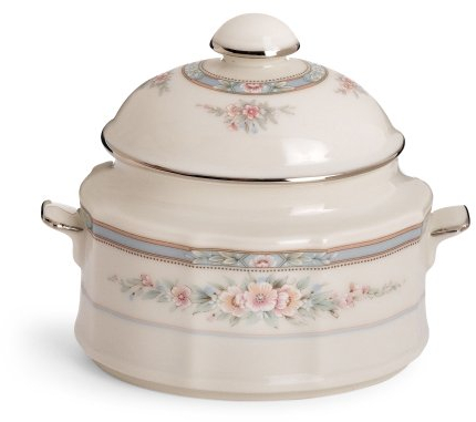 PORCELAINE Noritake Rothschild Sucrier avec couvercle
