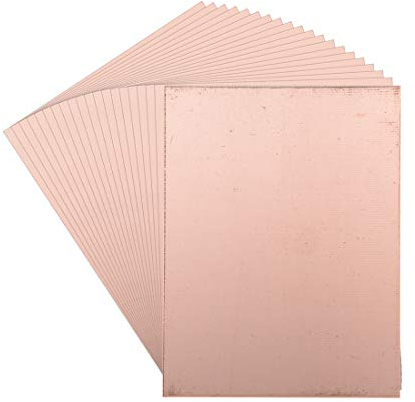 sourcing map Double Face Cuivre Stratifié Plaqué PCB Circuit Imprimé FR4 100x75mm 3.94x2.95 pouce, 1.5mm Épaisseur Bricolage Prototypage PCB Carte Nom Carte 20Pcs