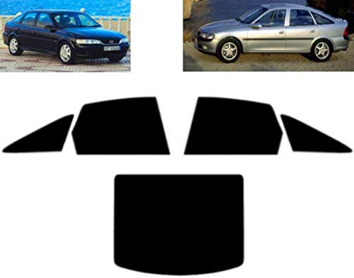 Passgenaue Tönungsfolie für-Opel Vectra B 5-Türen 1995-2002 Heck/Seitenscheiben (20% Schwarz)