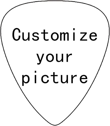 ldygefow Personalisierte individuell Bedruckte Gitarren Plektrum Plektren x 12,Gestalten Sie Ihr Bild,Foto,Logo,Band,Geschenk für Familie,Freunde,Spieler zum Geburtstag,Jahrestag,Weihnachten