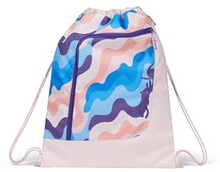 Satch Sportbeutel Turnbeutel für Mädchen und Jungen mit Reißverschlussfach, 12 Liter, Rucksack fixierbar